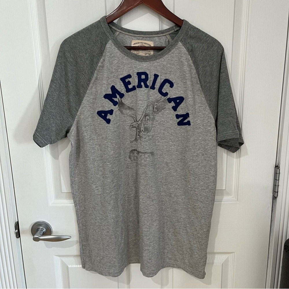 American Eagle Outfitters Men's Gray T-Shirt size XL - Picture 2 of 8